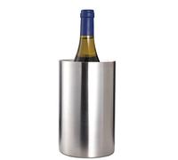 Barcraft Refroidisseur de Vin Isolé pour une Seule Bouteille, Acier Inoxydable, 12 X 12 X 19 cm,Argent