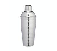 Barcraft Shaker à Cocktail de Luxe en Acier Inoxydable, 700 ml (1,25 Pts) - Finition Métal Martelé
