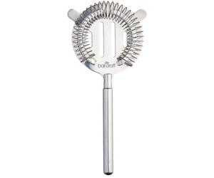 BarCraft Stainless Steel Hawthorne Cocktail Strainer, 9 x 20 cm (3.5'' x 8'')