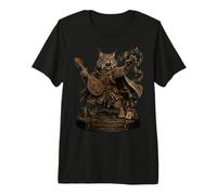 Bard de Chat Miniatures Jeu Musique Minstrel Troubadour T-Shirt Haut de Gamme