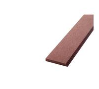 Bardage ajouré bois composite - L: 270 cm - l: 7.5 cm - E: 1 cm - Brun rouge