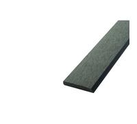 Bardage ajouré bois composite - L: 270 cm - l: 7.5 cm - E: 1 cm - Gris anthracite