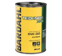 Bardahl Huile moteur Technos XFS 0W30 AV504 ACEA C3 Compatible pour BMW 1 L
