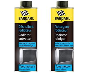 Bardahl 1100 DESHUILANT RADIATEUR, Flacon de 500 ML & 1096 NETTOYANT RADIATEUR