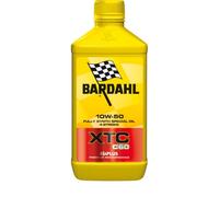 Bardahl - XTC C60 - Huile pour moteur moto 4T (avec ou sans embrayage à bain d'huile) 10W50 (1 l)