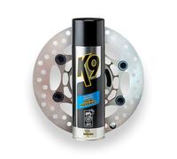 Bardahl K9 Nettoyeur de Frein Supérieur Moto Vélo Élimine les Bruits de Frein, Dégraisseur pour Disques de Frein et Embrayage de Moto et Vélo, Enlève Graisse, Huile, Poussière et Sale 500 ml