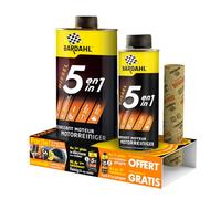 BARDAHL Nettoyant pour moteur diesel 5en1 - additif diesel - 1 l + 300 ml gratuit - Nettoyant pour système diesel