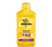 Bardahl T & D 421140 Huile d'embrayage 80W 90 Lubrifiant pour transmissions, 1 L