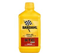 Bardahl Huile moto 4T XTC C60 10W30 Synthétique JASO MA2 Fullerène Polar 1 L