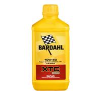 Bardahl - XTC C60 - Huile pour moteur moto 4T (avec ou sans embrayage à bain d'huile) 10W50 (1 l)