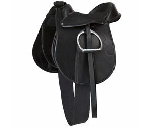 Bardette équipée Kerbl economy pony Noir 15,0 pouces