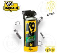 BARDHAL K9 Lubrifiant Supérieur Débloquant Pénétrant Spray 400ml Nautique