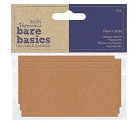 Bare Basics Cartons de Table, Kraft, Marron
