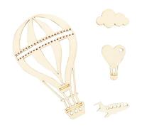 Bare Basics - Formes en Bois pour Montgolfière - 20 Pièces