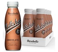 Barebells Shake protéiné crémeux - Faible en sucre - 24 g de protéines par bouteille - Sans lactose - Milkshake au chocolat - 8 x 330 ml