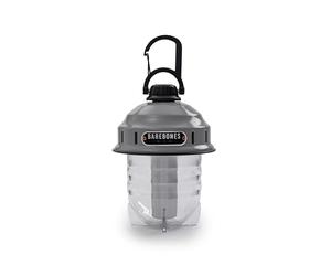 Barebones Beacon Lampe suspendue - Gris État - Lanterne de camping LED rechargeable avec luminosité réglable - Lanterne suspendue de style vintage résistante aux intempéries pour les aventures en