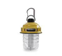 Barebones Beacon Lampe suspendue - Jaune poussiéreux - Lanterne de camping LED rechargeable avec luminosité réglable - Lanterne suspendue de style vintage résistante aux intempéries pour les aventures