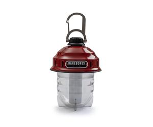 Barebones Beacon Lanterne de camping à LED rechargeable avec luminosité réglable - Résistante aux intempéries - Style vintage - Pour les aventures en plein air et toute l'année - Rouge