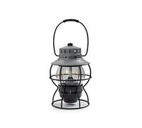 Barebones Lanterne de chemin de fer - Lanterne de camping LED d'inspiration vintage avec batterie rechargeable - Luminosité réglable pour équipement de camping, arrière-cour et décoration d'intérieur