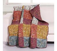 Barefoot Bungalow Couverture, épices, 127 x 152,4 cm