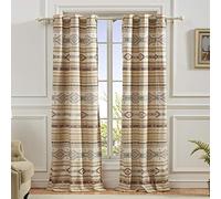 Barefoot Bungalow Greenland Home Fashions Phoenix Paire de Rideaux, 213,4 cm