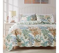 Barefoot Bungalow Parure de lit 3 pièces en Microfibre Jade