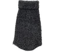 Barefoot Dreams® CozyChic® Pull côtelé pour animal de compagnie, noir carbone chiné, taille XXL