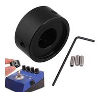 Barefoot Pédale Buttons en d'aluminium pour guitare Effect Pedals Cover with Wrench & Screws, Enhanced Grip & Comfort, Guitar Knobs Protective Cover for Easy Tuning & Pre
