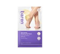 Baren Patchs de nuit pour les pieds au beurre de karité Shea Butter Sleeping Heel Patch - 6 pcs