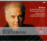 Barenboim, Daniel - Symphonies Nos 3 & 4 / Ein Deutsches Requiem