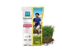 BARENBRUG - Gazon Implantation Rapide - Germination en 7 Jours - Tapis Dense et Résistant - Autoréparation Naturelle - Engrais Compatible Agriculture Biologique - Fabriqué en France - 15KG