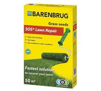 Barenbrug Semences de gazon 1 kg pour 50 m2 - Gazon de réparation SOS Lawn Repair enduit