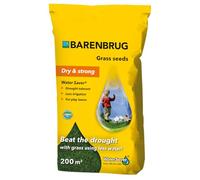 Barenbrug Semences de gazon 5kg jusqu'à 200m2 - Water Saver - Résiste à la sécheresse prolongée - Semences de gazon écologiques nécessitant moins d'arrosage - Enracinement profond jusqu'à 60cm
