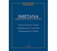 BARENREITER TASCHENPARTITUREN SMETANA BEDRICH - STREICHQUARTETT NR. 2 D-MOLL - CONDUCTEUR POCHE Partition classique Ensemble et orchestre Conducteur