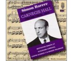 Barere, Simon - at Carnegie Hall 4