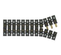 Barette 2 x 12 à broche Suprem noir Legrand - Section 10 mm²