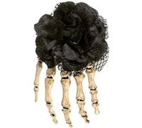 barette cheveux main de squelette - boland 72270 Noir G