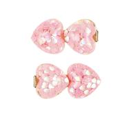Barettes quirine coeur rose - souza
