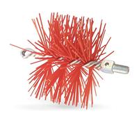 BARETTO Brosse à Cheminée pour Kit de Nettoyage, Brosse en Nylon pour Nettoyage des Cheminées et Conduits de fumée, Brosse de Remplacement (100 mm)