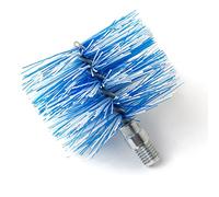 BARETTO Brosse de Remplacement pour Votre Kit de Nettoyage de Poêle à Granulés, 1 Brosse Standard en Nylon, Adaptée au Nettoyage du Conduit de Fumée avec des Courbes (80 mm)
