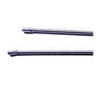 BARETTO Rallonge en Acier de 1 Mètre pour Kit de Nettoyage de Cheminée - Rallonge Flexible pour Kit de Cheminée, Parfaite pour Le Nettoyage des Cheminées et des Conduits de Fumée Courbés (1 Ressorts)