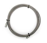 BARETTO Rallonge Flexible Acier Inoxydable pour Kit Ramonage Poêle à Granulés, Rallonge 9 Mètres pour Nettoyage Poêles avec Courbe à 90°, Convient aux Poêles à Granulés avec Courbes (9M)