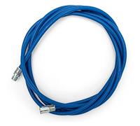 BARETTO | Rallonge pour ramonage de poêle à pellets | Longueur 3 m Acier revêtu Bleu Flexible | Accessoire pour Conduit de fumée avec Coudes