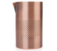 Barfly Boîte à mélanger à double paroi en treillis diamanté, cuivre antique