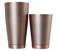 Barfly Ensemble shaker en treillis en diamant, cuivre antique