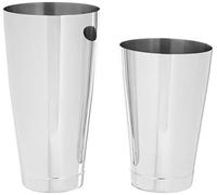 Barfly M37009 Weighted Cocktail Mixing Shaker Tin Set, Stainless Steel, 18 oz and 28 oz
