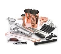 Barfly M37102CP Ensemble de cocktails de luxe 19 pi ces en cuivre