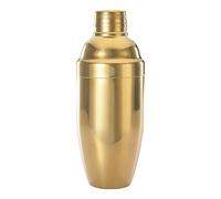 Barfly Set de 3 shaker à cocktail japonais en acier inoxydable doré 9,1 x 9,1 x 17,5 cm