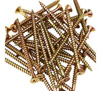 Bargainscrews Lot de 100 vis à cartons multi usages 5.0 x 75mm