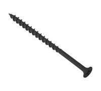 Bargainscrews Lot de 1000 vis à gros filetage pour placoplâtre Noir 3,5 x 38 mm noir